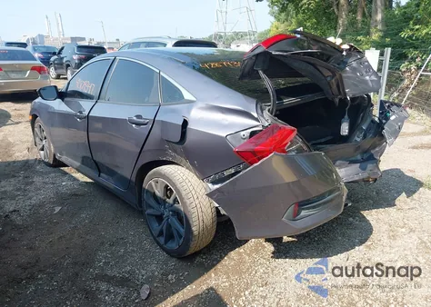 2019 Honda Civic Sedan Sport из США, поврежденный, VIN 19XFC2F85KE039459